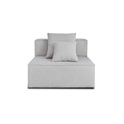 Module d'assise en Velours côtelé  - COLOMBINE LISA DESIGN