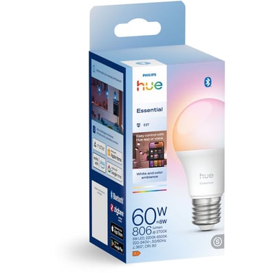 Ampoule LED connectée Essential E27 White&Color Ambiance PHILIPS HUE
