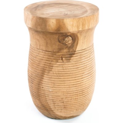 Tabouret Ezili en bois Suar RECOLLECTION