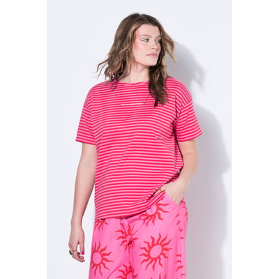 T-Shirt oversize rayé avec message STUDIO UNTOLD