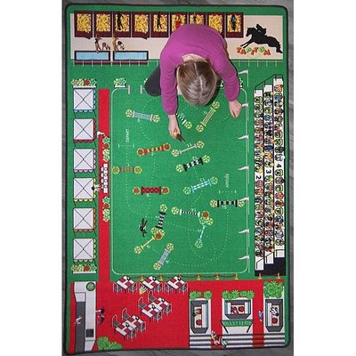 Tapis de jeu enfant sport cheval JUMPING TAPITOM