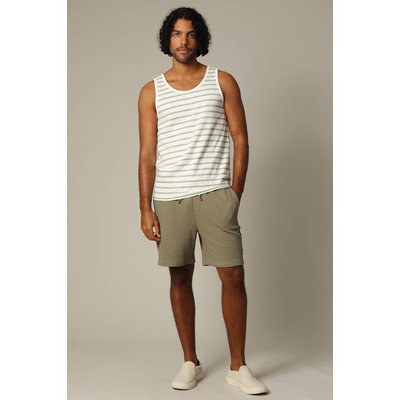 Débardeur en jersey de coton à rayures et patch tissé DALSONI DEELUXE