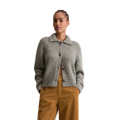 Chunky cardigan regular en doux mélange de laine vierge MARC O’POLO DENIM