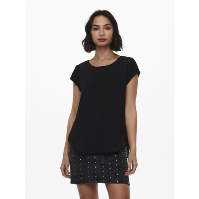 Blouse manches courtes, zip dos ONLY