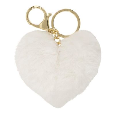 Porte-clés peluche CŒUR DRAEGER PARIS