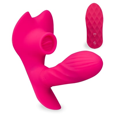 Vibromasseur  spécial cunni et gode chauffant - Vibromasseur femme et couple LOVE AND VIBES