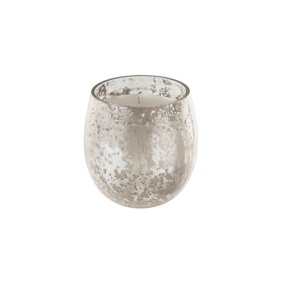Bougie en verre irisé décorative H19 SIA DECO