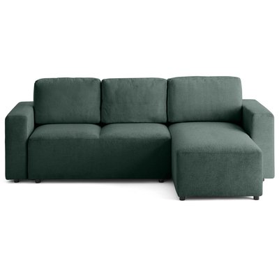 Canapé d'Angle Convertible en Velours texturé 4 places - LIVY LISA DESIGN