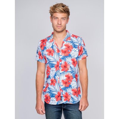 Chemise Manches Courtes Fluide Motifs Dersus RITCHIE