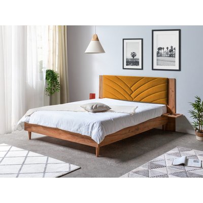 Lit bois revêtement tissu, TRIOMPHE BOBOCHIC