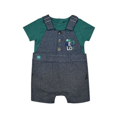 Tshirt salopette lelian court bebe SUCRE D'ORGE