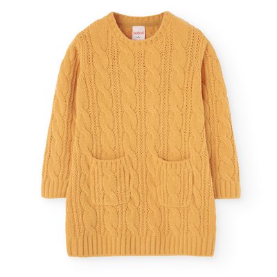 Robe en maille torsadée avec poches BOBOLI