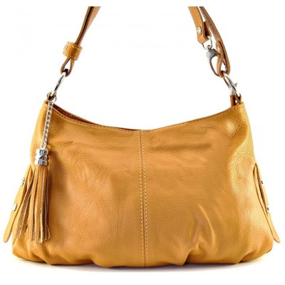 Sac à main en cuir italien avec pompon LOBE OH MY BAG