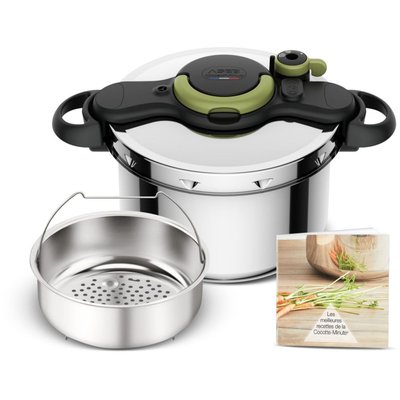 Autocuiseur Clipso minut 4 Saisons 7.5L Vert Moringa SEB