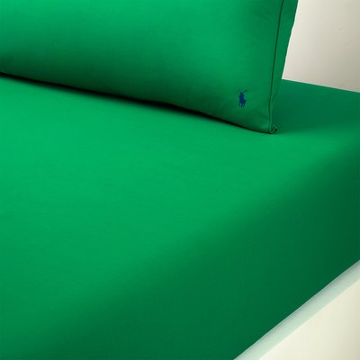 Drap housse en percale de coton, POLO PLAYER RALPH LAUREN HOME