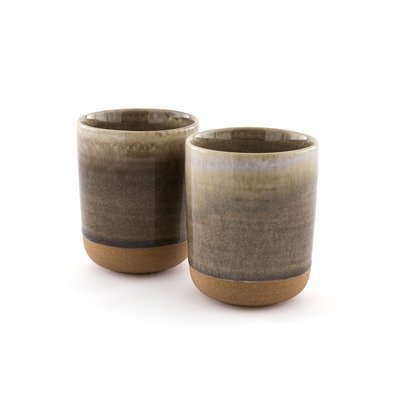 Set of 2 Bisceto Reactive Enamel Stoneware Mugs LA REDOUTE INTERIEURS