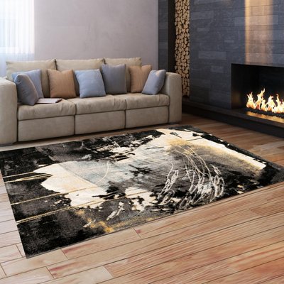 Tapis salon et chambre tissé motif abstrait FUNALA UN AMOUR DE TAPIS