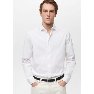 Chemise regular-fit 100 % coton rayures MANGO MAN