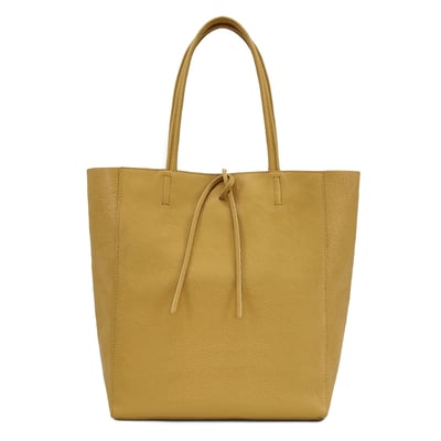 Sac à main cabas en cuir grainé italien NICE OH MY BAG