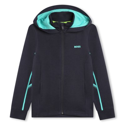 Sweat-shirt zippé à capuche BOSS KIDSWEAR