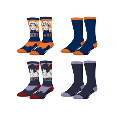 Lot de 4 Chaussette Naruto Shippuden FREEGUN