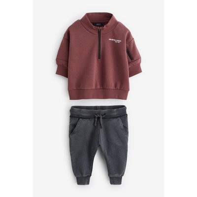 Sweat à col zippé et pantalon de jogging NEXT