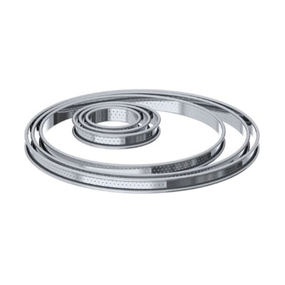 Cercle à tarte perforé ø 22 cm DE BUYER