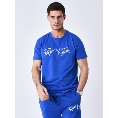 T-shirt basic full logo broderie PROJECT X