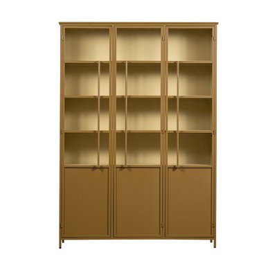 Vitrine 3 portes en métal H200cm - Exhibit XL WOOOD