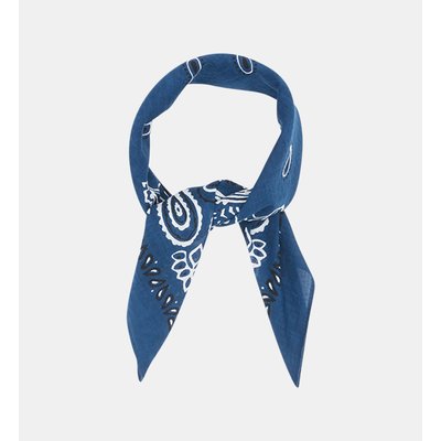 Bandana Carré Twin G Coton Bio À Imprimé Cachemire GALERIES LAFAYETTE