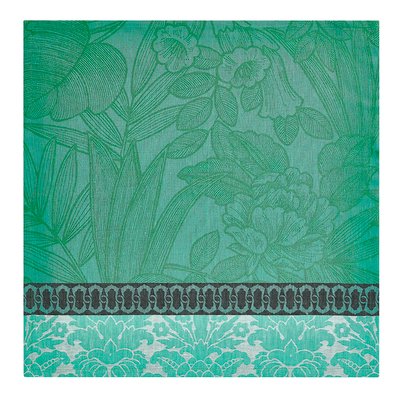 Serviette de table en Lin, ESCAPADE TROPICALE LE JACQUARD FRANCAIS