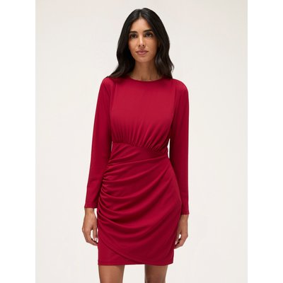 Robe en jersey effet lycra avec motif de drapés MOTIVI