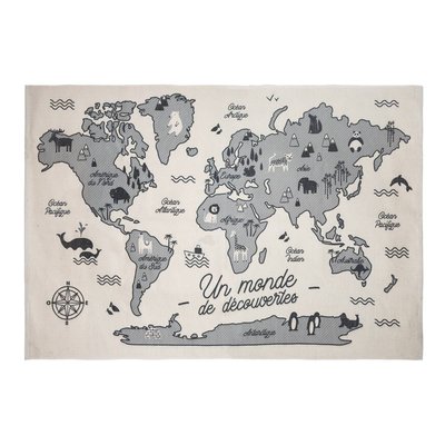 Tapis enfant CARTE DU MONDE ATMOSPHERA
