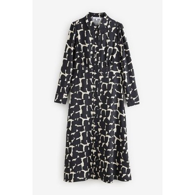 Robe chemise mi-longue à manches longues NEXT