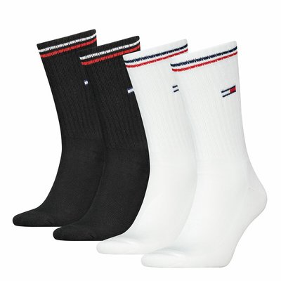 Set van 4 paar hoge kousen, iconic TOMMY HILFIGER