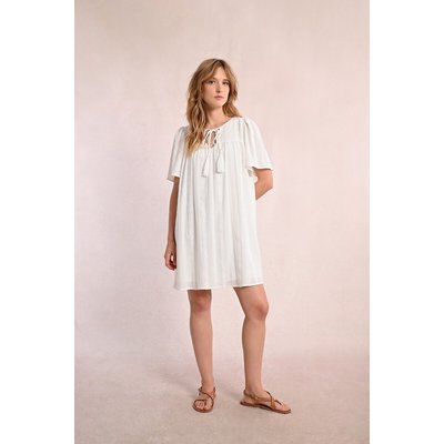 Robe courte droite manches courtes MOLLY BRACKEN