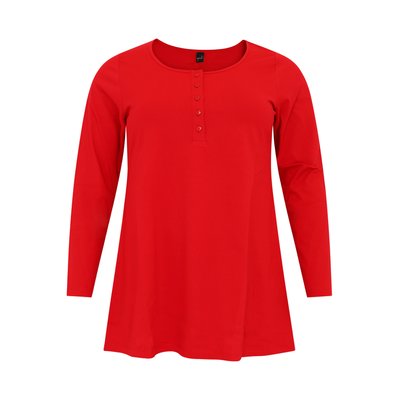 Tunique rouge femme grande taille La Redoute