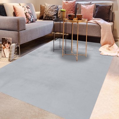 Tapis longs poils shaggy tufté motif uni SG UNI UN AMOUR DE TAPIS