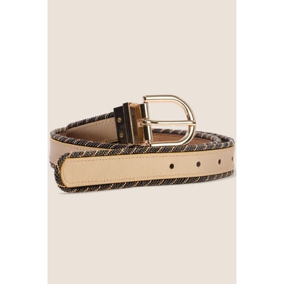 Ceinture fine réversible avec chaîne BREAL