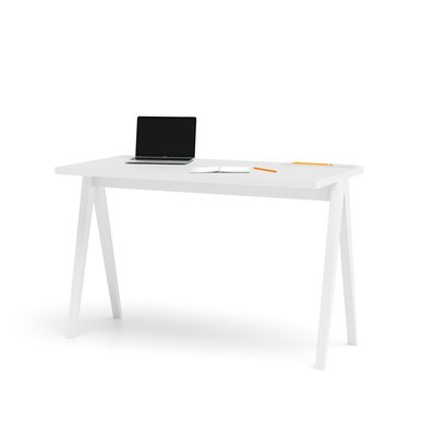 Bureau en mélamine et hêtre cérusée, Colmar XL HERDASA