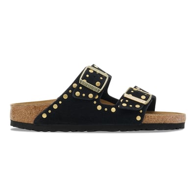 Mules à double bride en cuir suédé ARIZONA RIVET BIRKENSTOCK