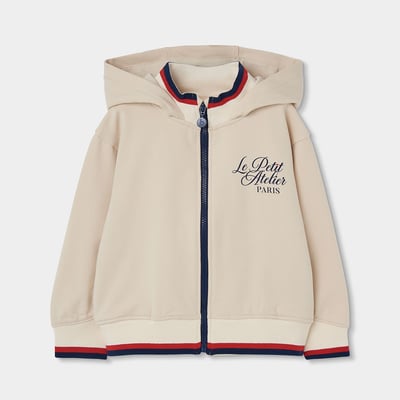 Veste en molleton fille à capuche BOBOLI