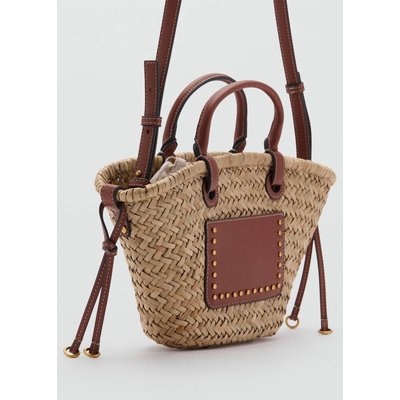 Petit sac à double anse en fibre naturelle MANGO