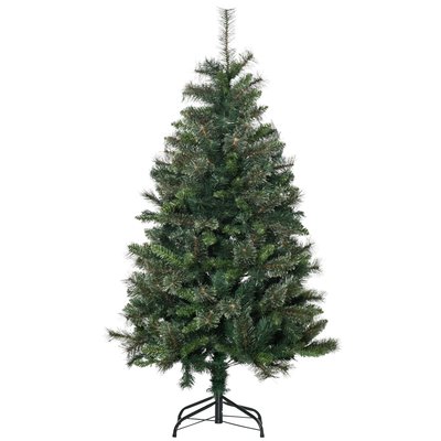 Sapin de Noël artificiel imitation Nordmann H. 150 cm vert HOMCOM