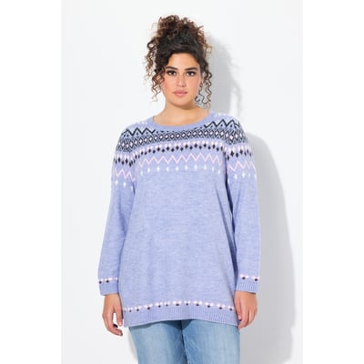 Pull norvégien à col rond et manches longues ULLA POPKEN