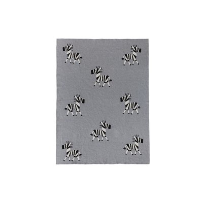 Couverture bébé coton, ZEBRA HAPPY DECOR KIDS