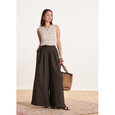 Pantalon en lin large LA FEE MARABOUTEE