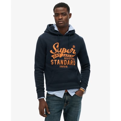 Sweat à capuche Standard Script Coupe Décontractée SUPERDRY
