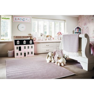 Recycled Woven Zig Zag Pattern Rug HUG RUG WOVEN