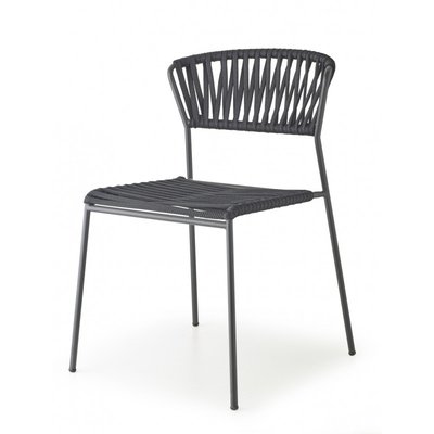 Lot de deux chaises indoor outdoor Filo cadre anthracite SCAB DESIGN